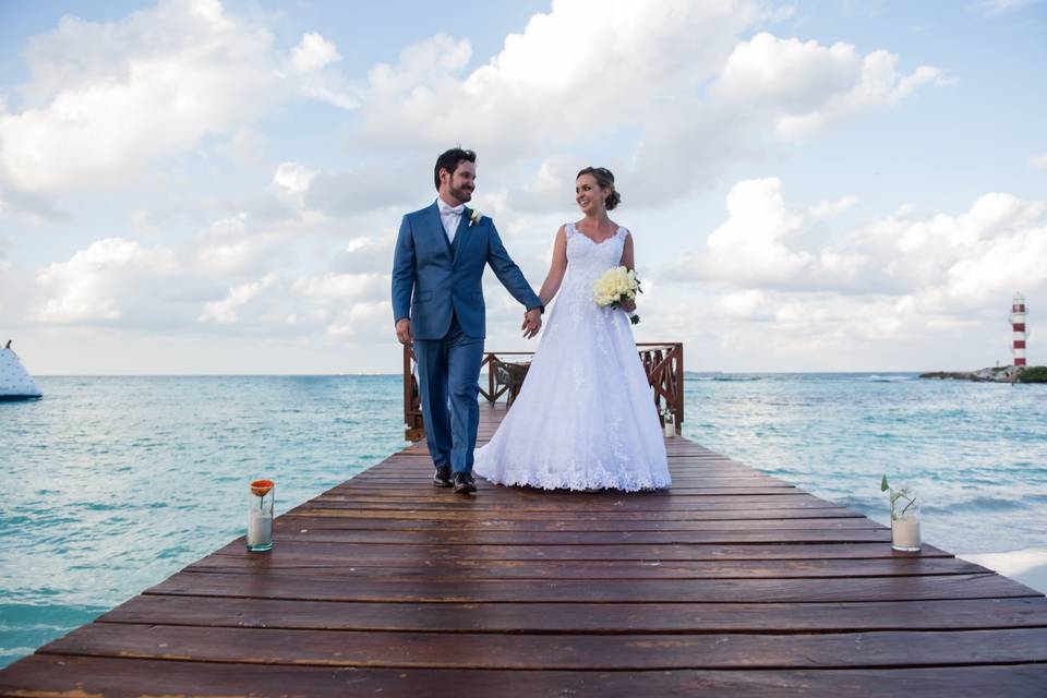 Casamento Cancún - Carol e Edu