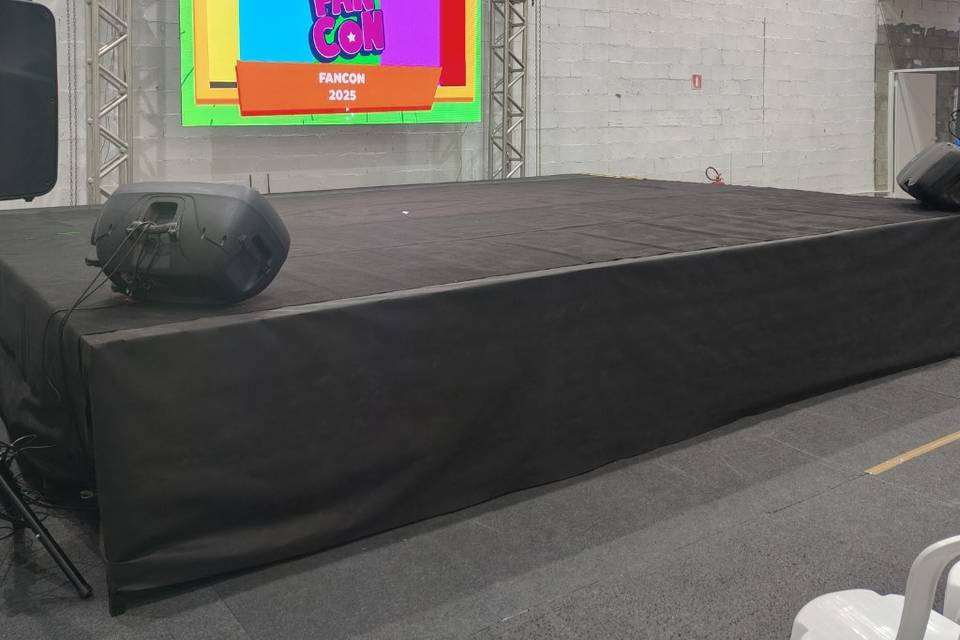 Palco, Painel de LED, Som