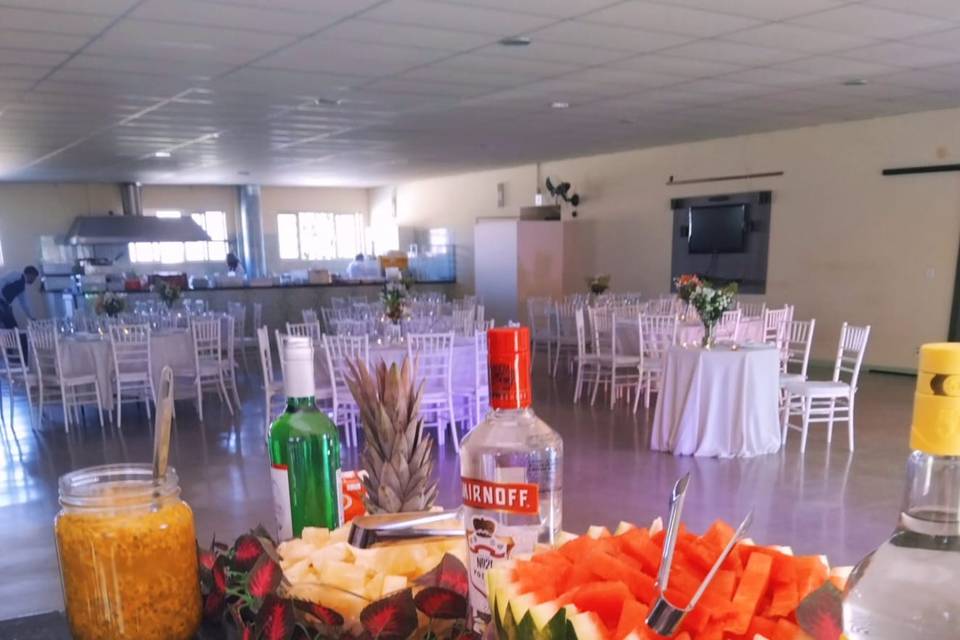 Bar classico florido