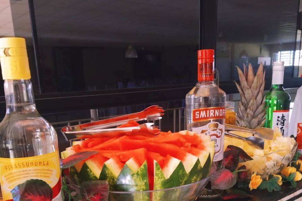 Bar classico florido