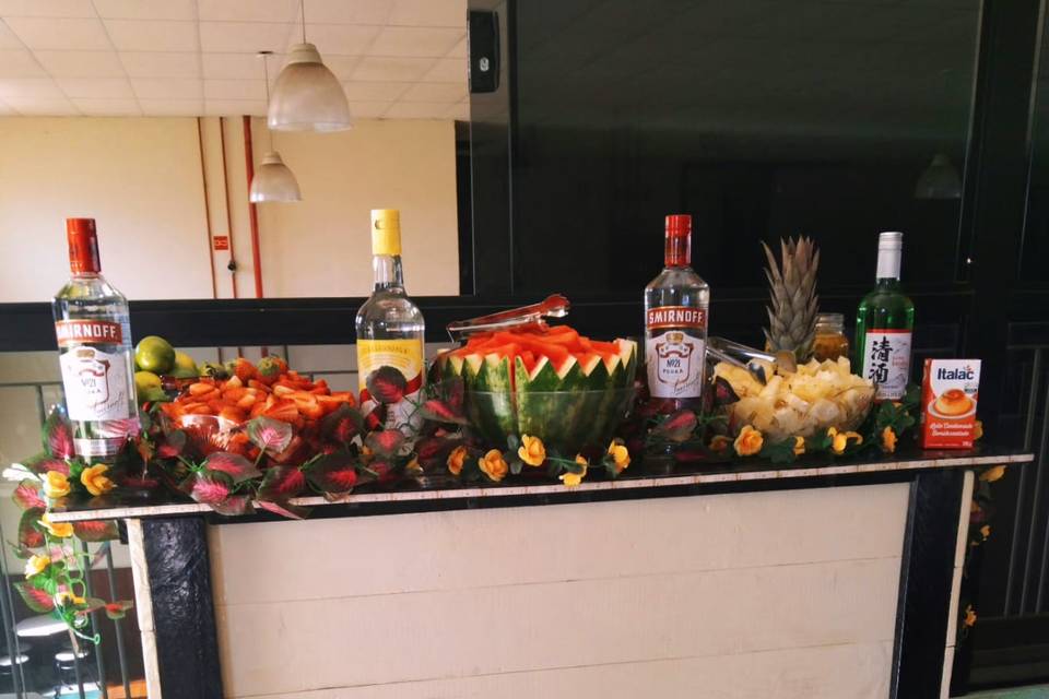 Bar classico florido