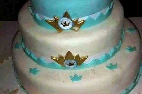 Bolo de chá de bebê