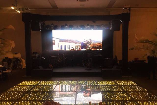 Piso Paris e Painel de led