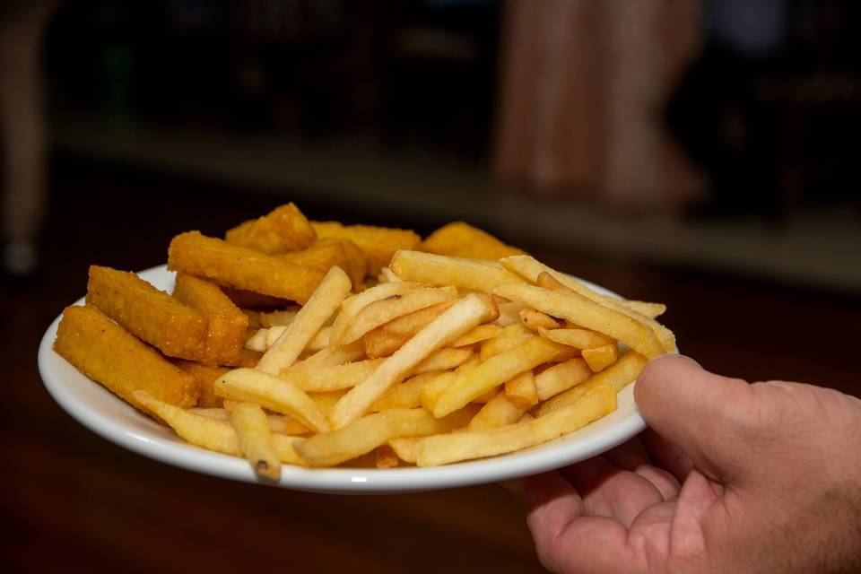 Batata e polenta frita