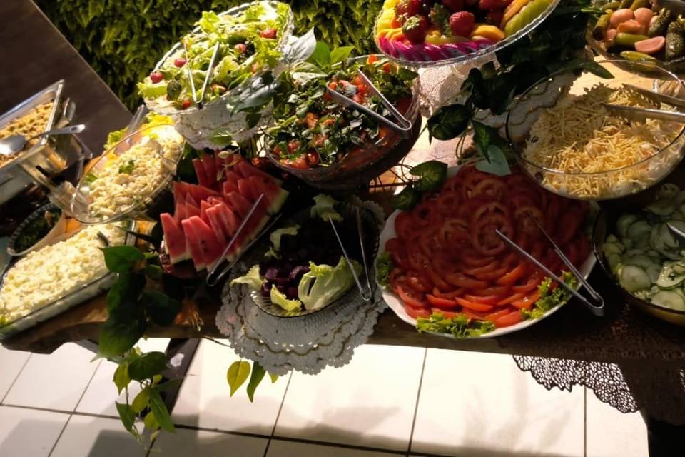 Carreteiro e Buffet de saladas