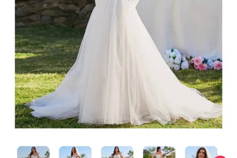 Vestido  estilo sereia