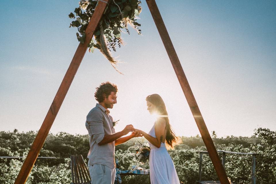 Elopement Wedding Tulum México