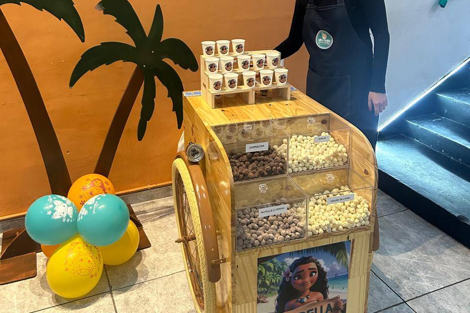 Pipoca no evento