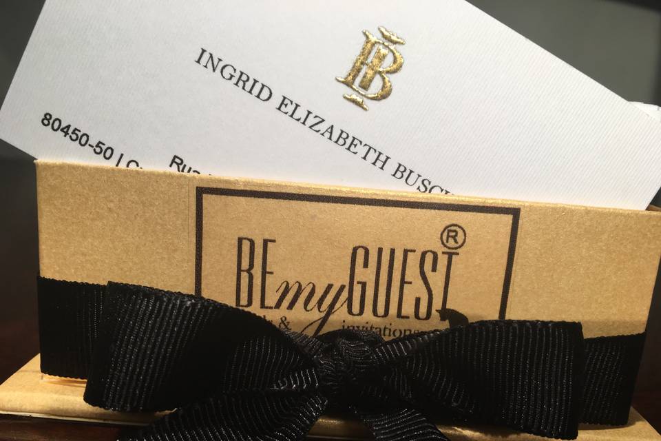 Be my Guest Cards and Invitations co.