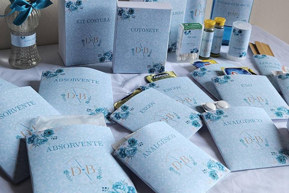 Kit toalete embalagem + produt