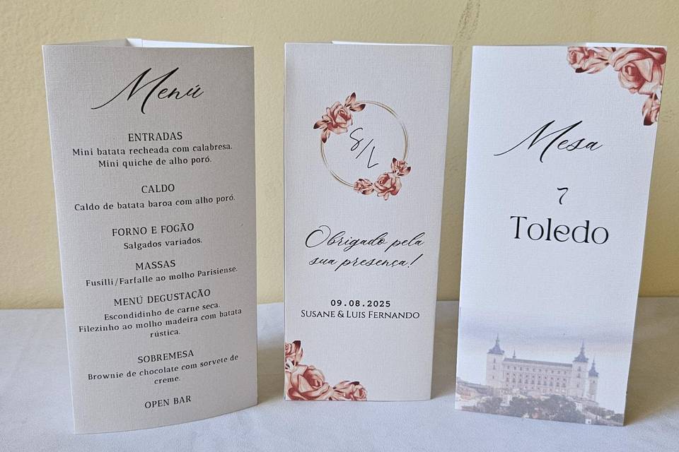 Menu 3 faces