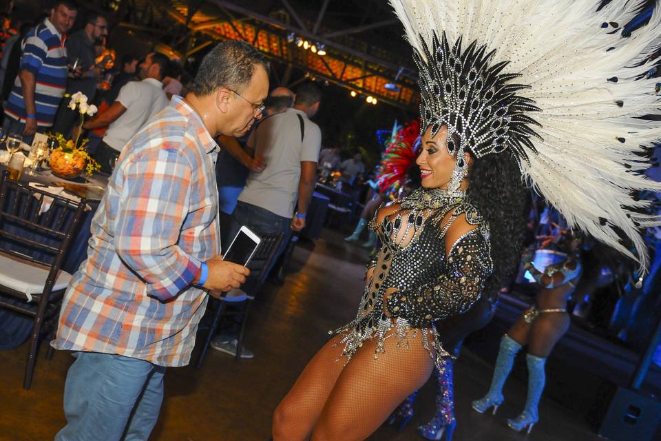 O carnaval no seu evento