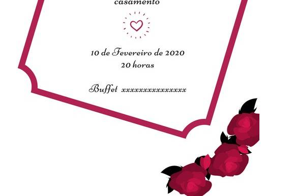 Convite de Casamento