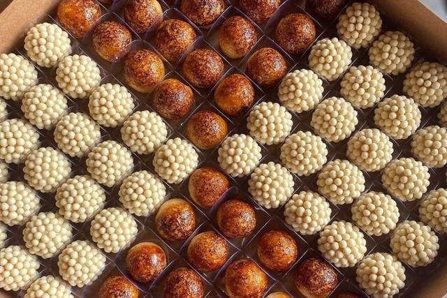 Brigadeiros finos