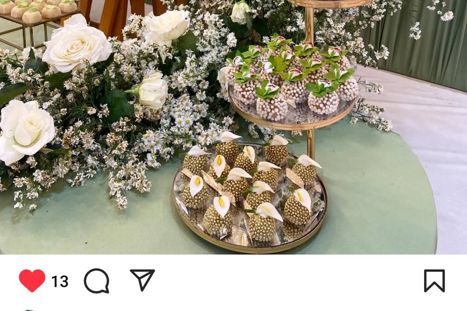 Doces finos florais