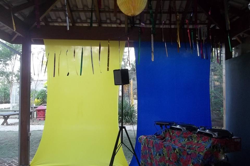 Decoração festa brega