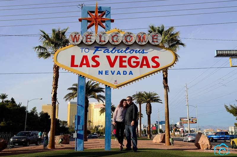 Casal em Las Vegas