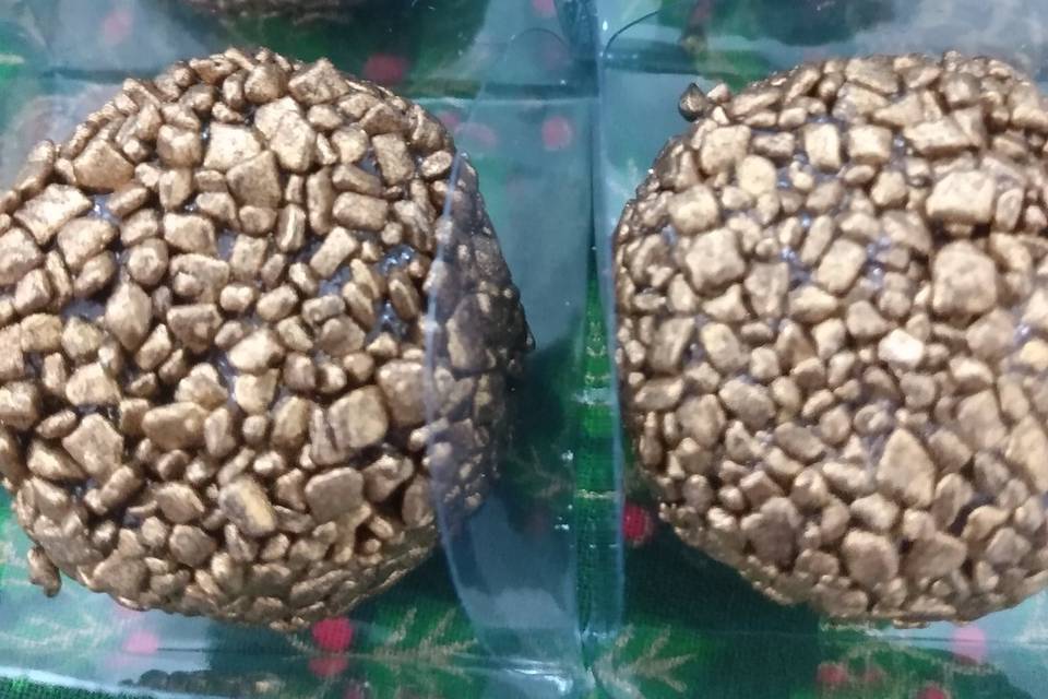 Brigadeiro Belga dourado