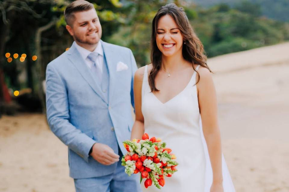Casar na praia é tudo de bom!