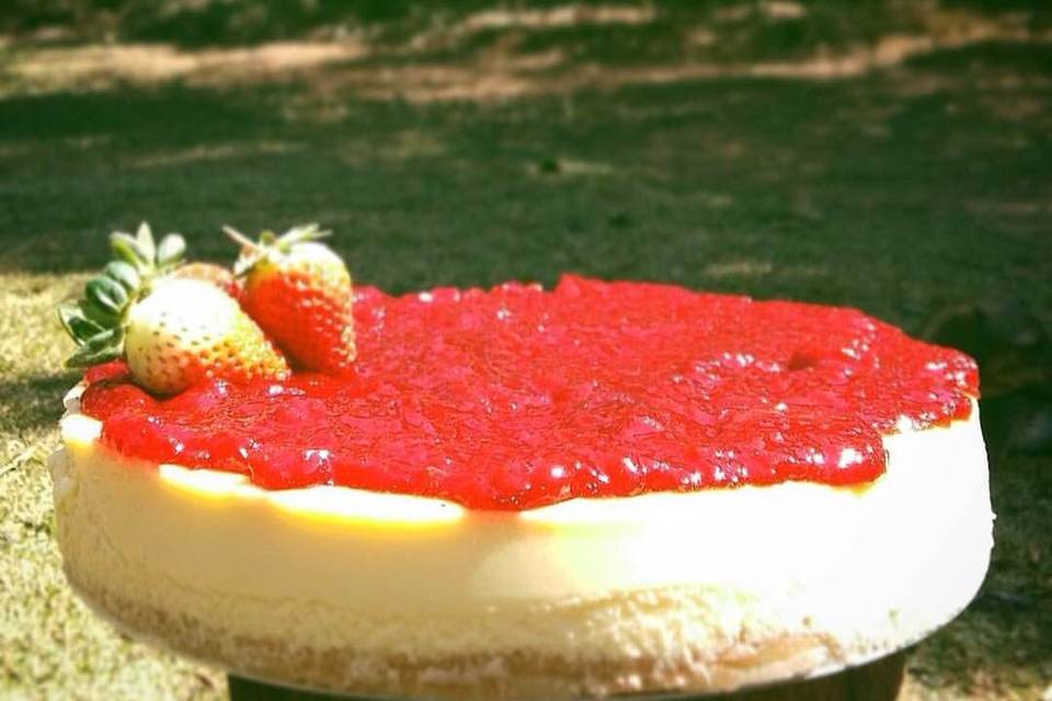 Cheesecake de morangos