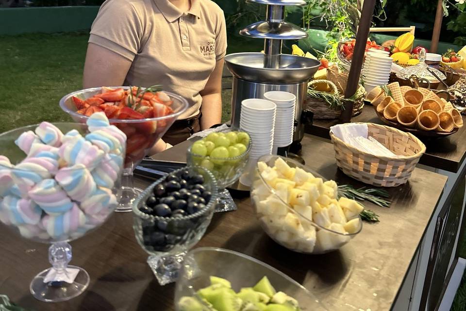 Açaí e cascata