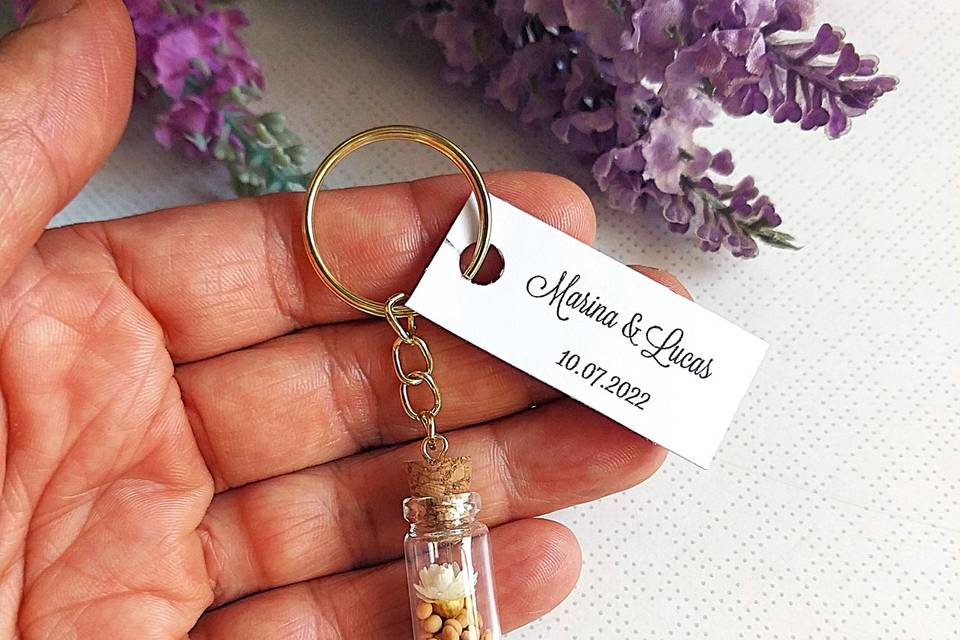Mini Chaveiro grão de mostarda