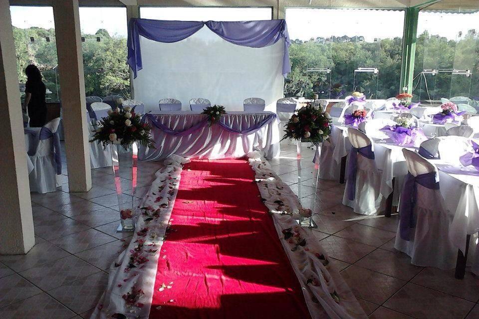 Casamento salão piscina