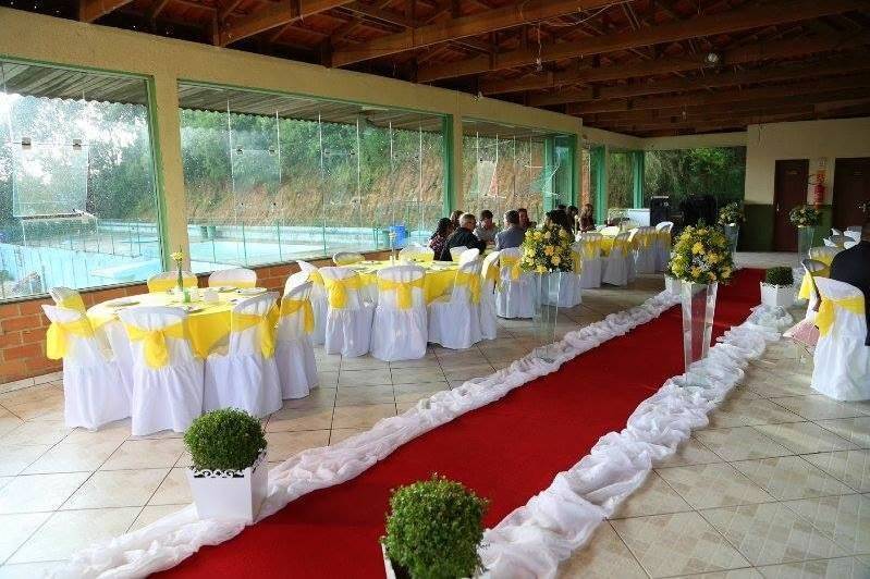 Casamento salão piscina