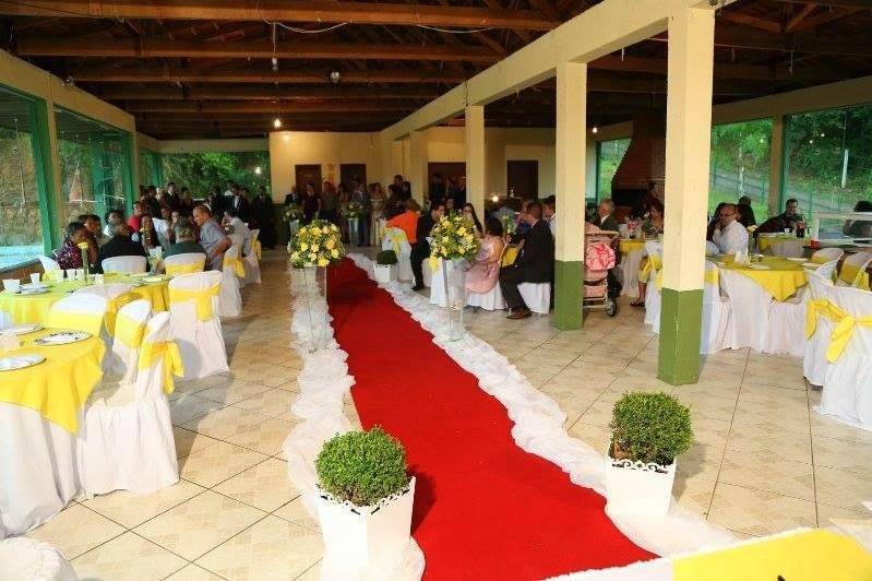 Casamento salão piscina