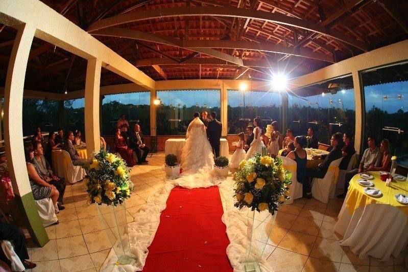 Casamento salão piscina