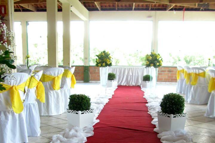 Casamento salão piscina