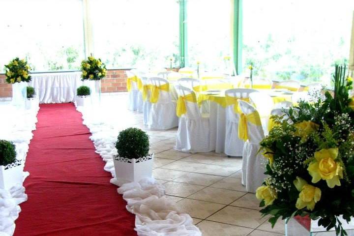 Casamento salão piscina