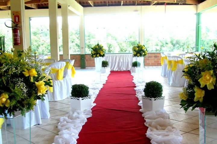 Casamento salão piscina