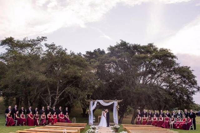 Casamento ao ar livre