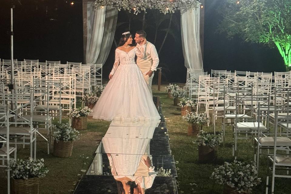 Foto linda dos noivos