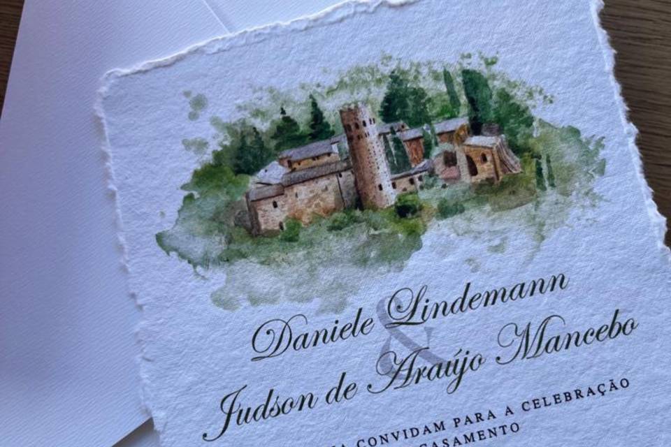 Aquarela personalizada