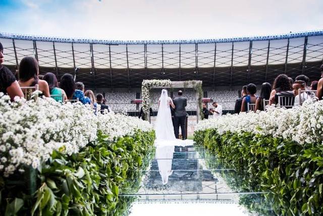 Primeiro casamento no Mineirão