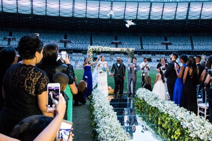 Primeiro casamento no Mineirão