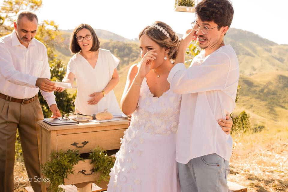 Casamento na rua na serra