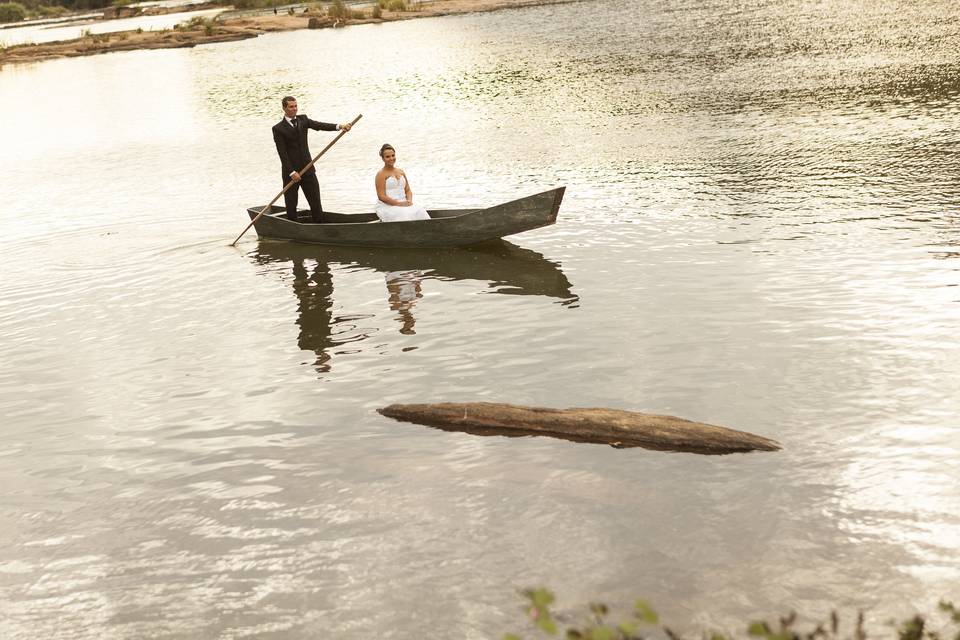 Ensaio pós casamento no campo