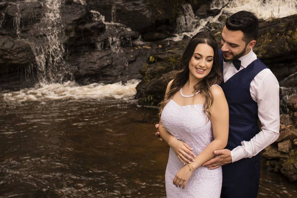 Casamento na cachoeira