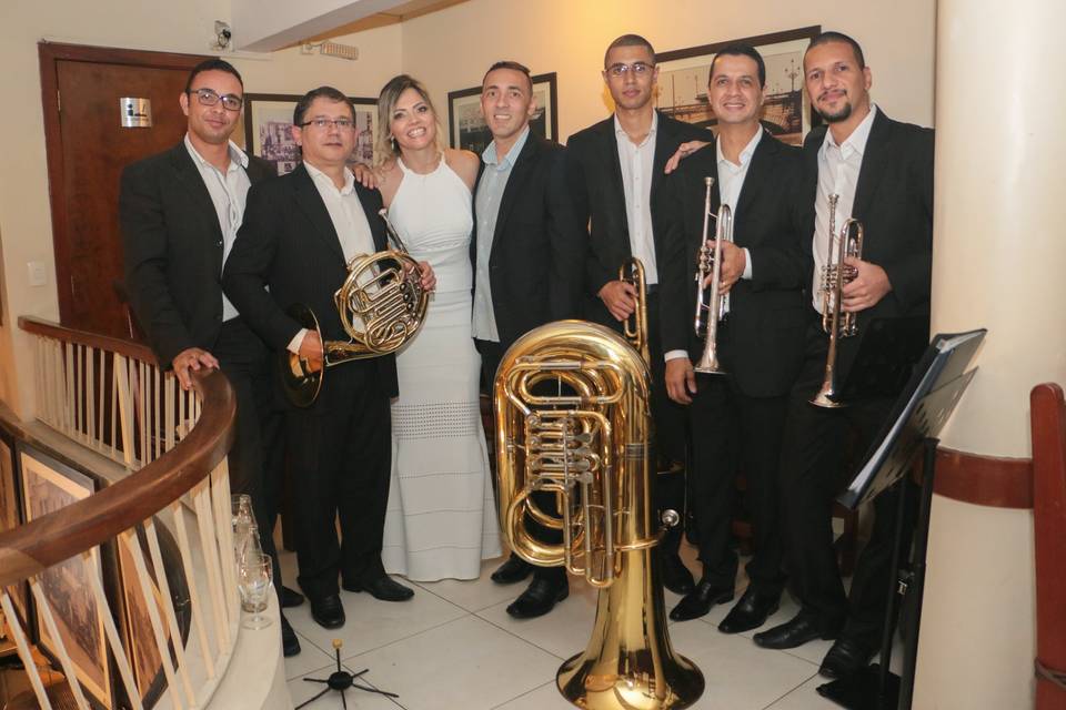 Quinteto e o casal