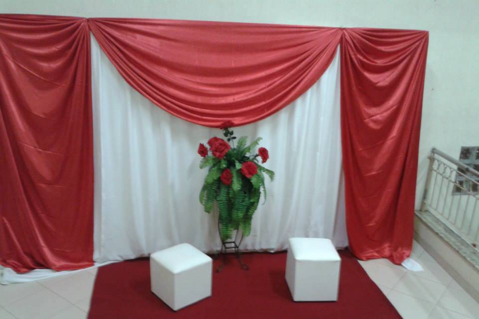 Decoração em vermelho