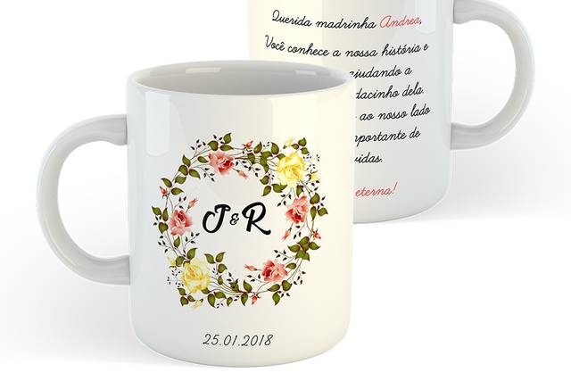 Caneca Presente Padrinhos