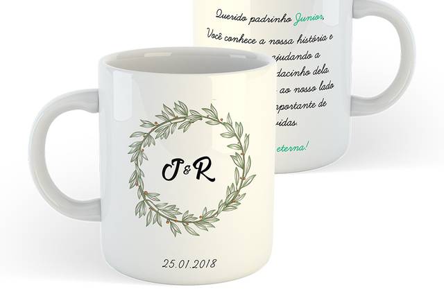 Caneca Presente Padrinhos