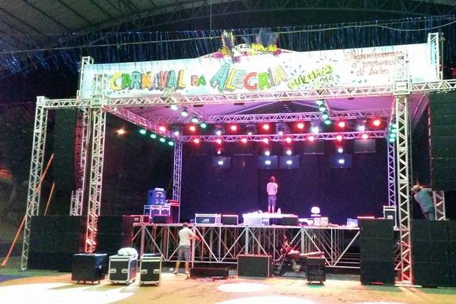 Palco Principal de aluminio