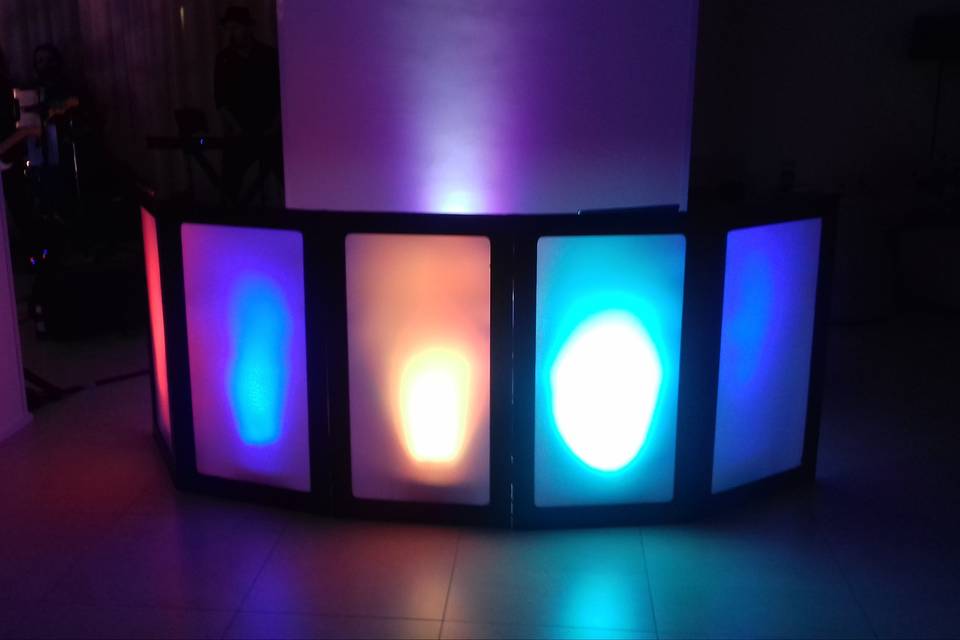 Cabine de DJ em LED