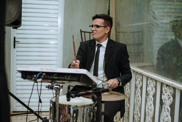 A atenção do baterista