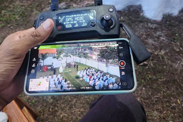 Suporte Filmagem com Drone