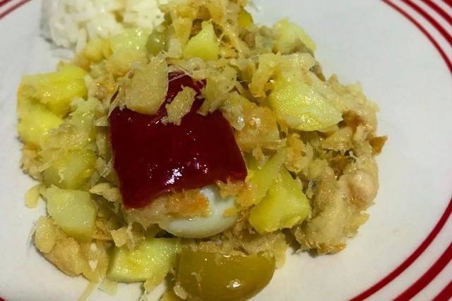 Bacalhau e Arroz de coco
